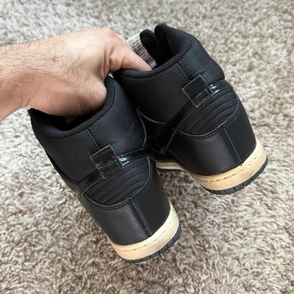 Nike Dunk Sky Hi Shoes Women’s Size 6 Black Wedge High Top Sneakers 644877-008 - Picture 4 of 11